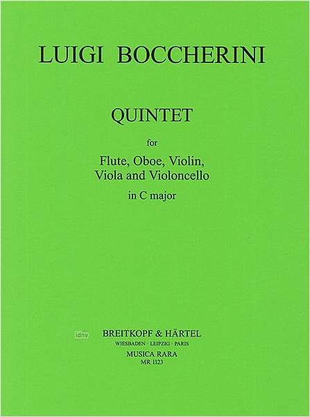 Boccherini: Quintetto in C published by Musica Rara