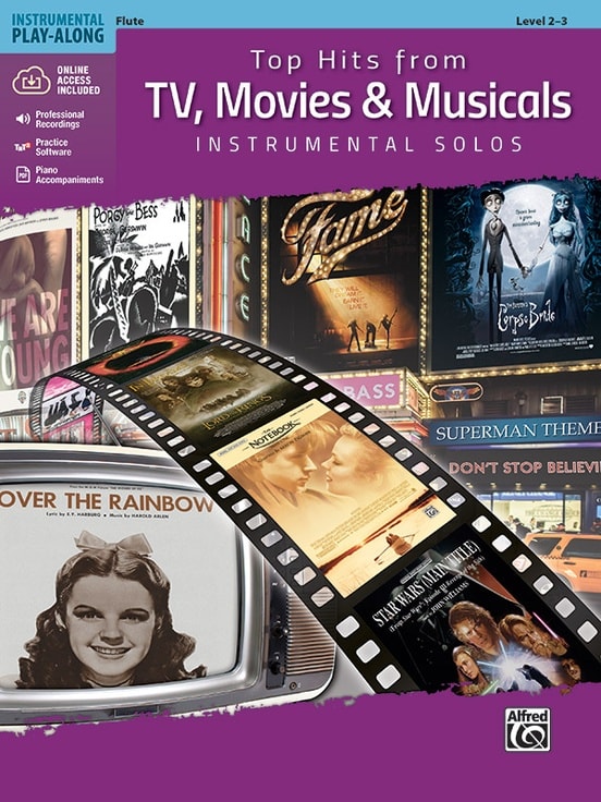 Top Hits from TV, Movies & Musicals - Flute published by Alfred (Book/Online Audio)