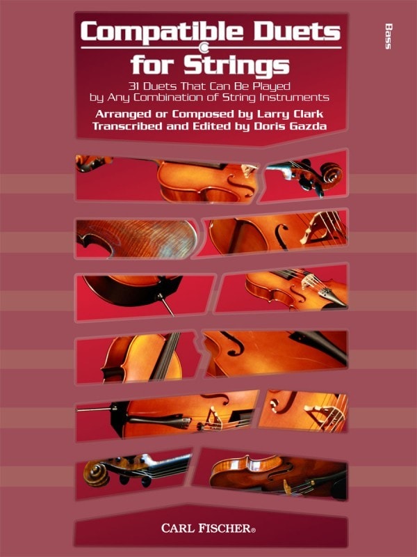 Compatible Duets For Strings - Double Bass published by Fischer