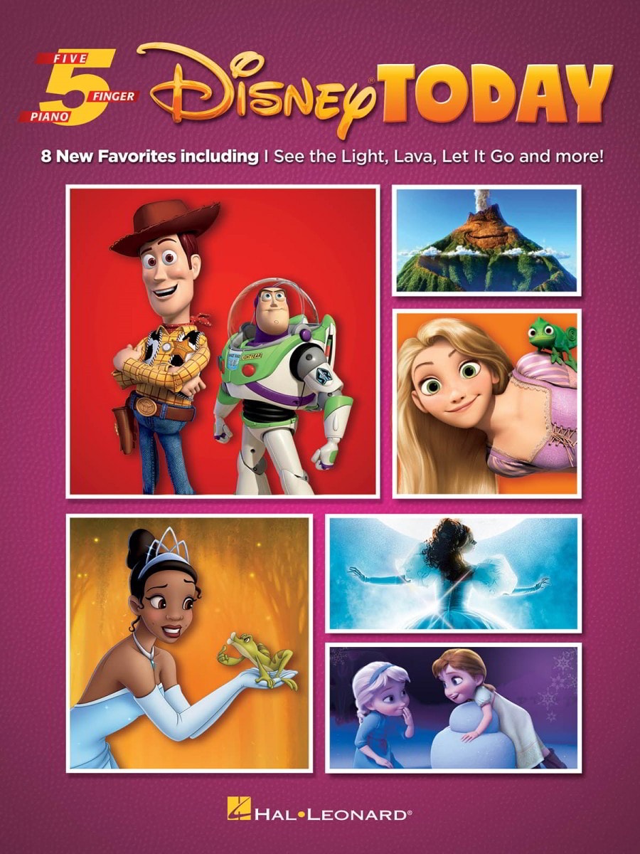 Disney Today: Five Finger Piano Songbook published by Hal Leonard