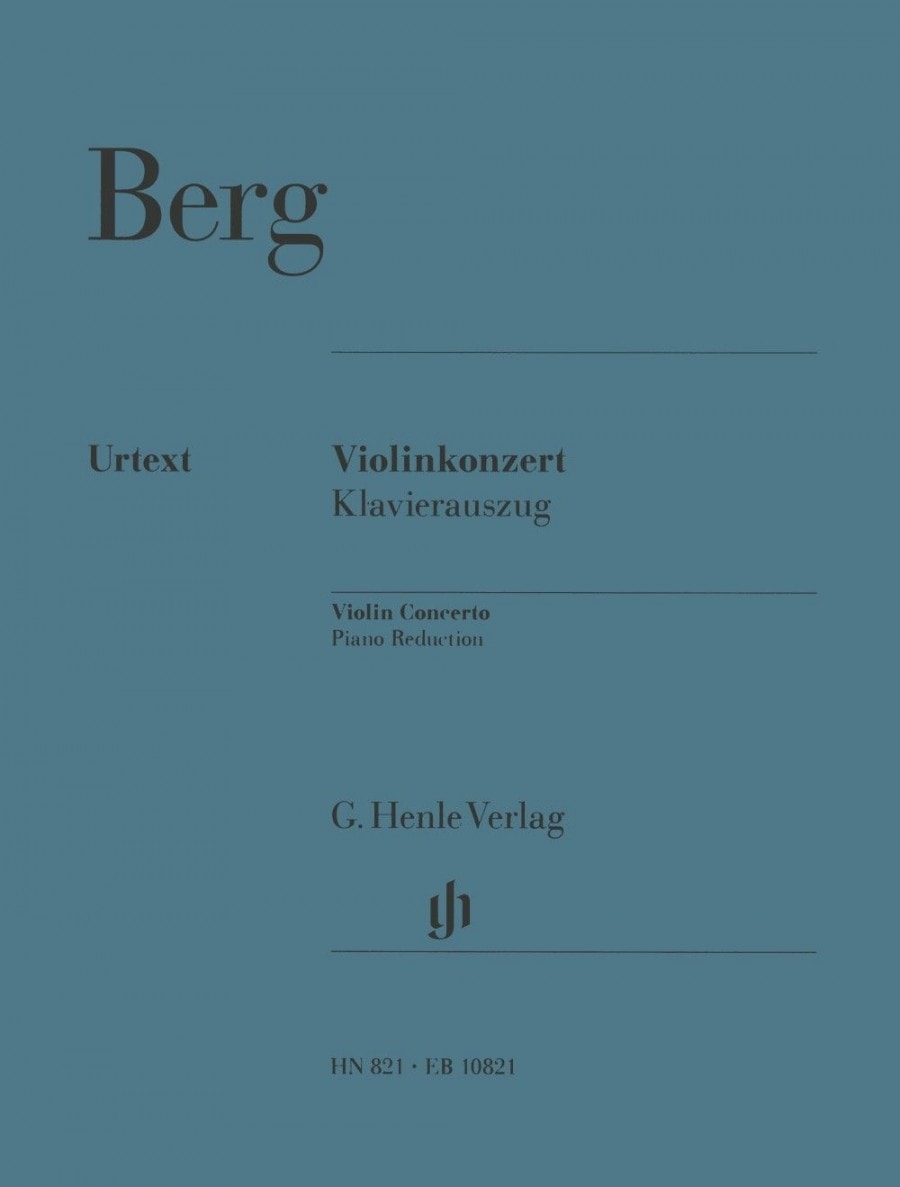 Berg: Concerto for Violin published by Henle