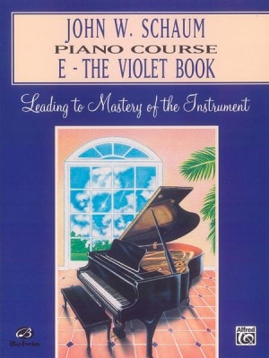 Schaum Piano Course Book E (Violet) published by Alfred
