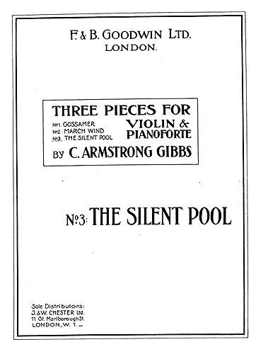 Gibbs: The Silent Pool for Violin published by Chester