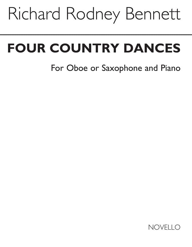 Bennett: 4 Country Dances for Oboe or Saxophone published by Novello