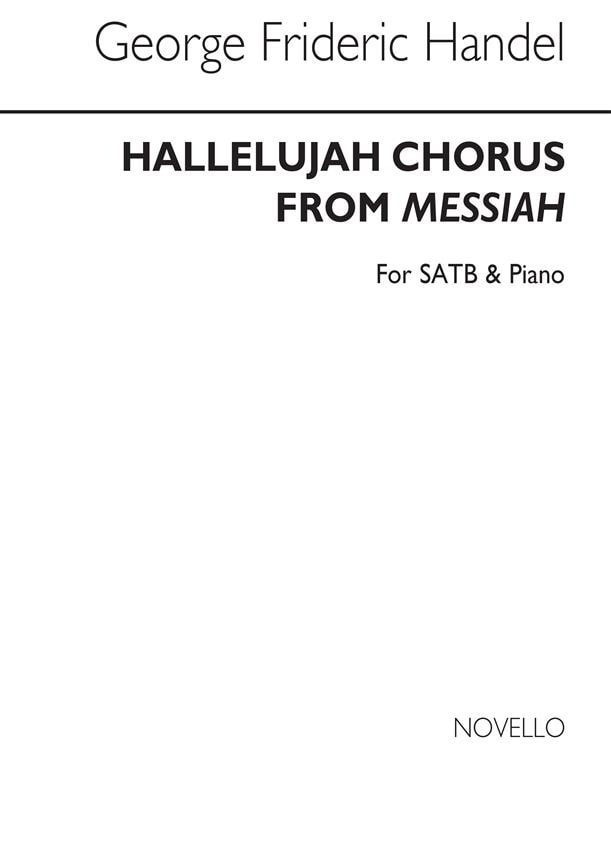 Forwoods ScoreStore Handel Hallelujah Chorus SATB published by Novello