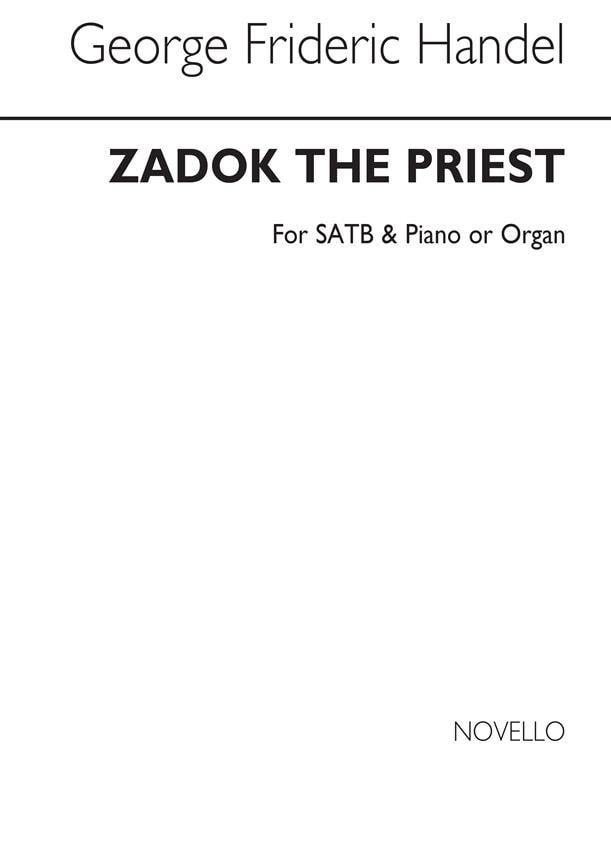 Handel: Zadok The Priest (7-Part Choir) published by Novello