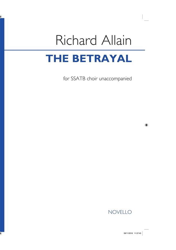 Allain: The Betrayal SSATB published by Novello