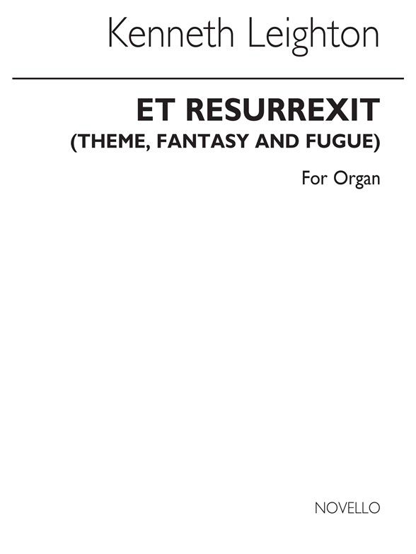 Leighton: Et Resurrexit for Organ published by Novello