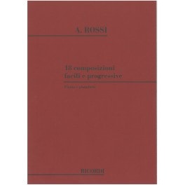 Rossi: 18 Composizioni facili e progressive for Flute published by Ricordi