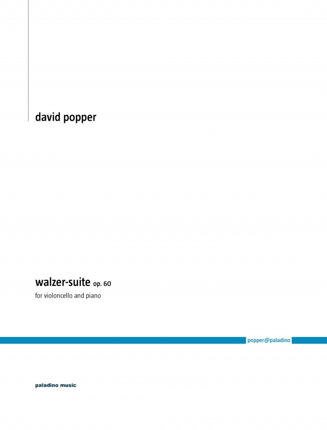 Popper: Waltz Suite Opus 60 for Cello published by Paladino