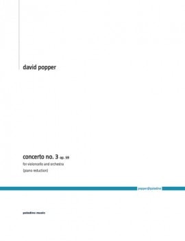 Popper: Concerto No 3 Opus 53 for Cello published by Paladino