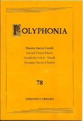 Polyphonia Volume 78 - Pressato : Responsoria ad Matutinum in Nativitate Domini SATB published by Carrara