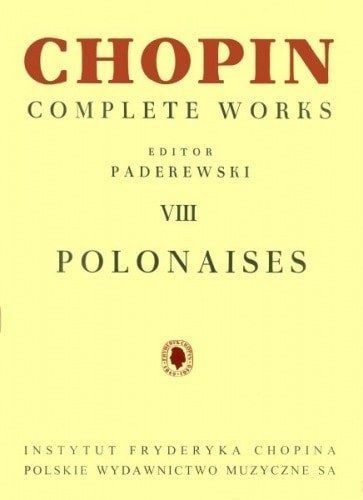 Polonaises Chopin Complete Works Vol VIII