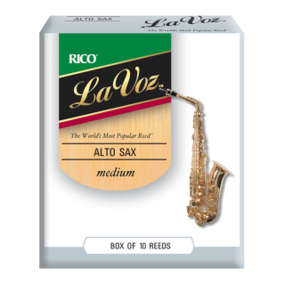 Rico La Voz Alto Saxophone Reeds (10)