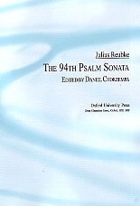 Reubke: Sonata in C Minor based on 94th Psalm for Organ published by Oxford Archive