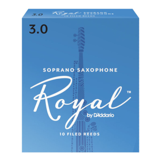 Royal by D'Addario Soprano Saxophone Reeds (Pack of 10)