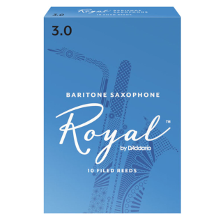 Royal by D'Addario Baritone Saxophone Reeds (Pack of 10)