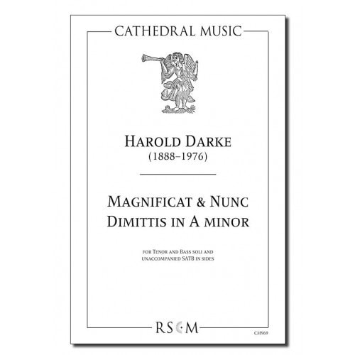 Darke: Magnificat & Nunc Dimittis in A Minor SATB published by Cathedral Music