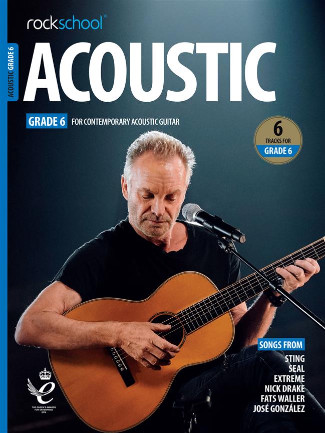 Rockschool Acoustic Guitar - Grade 6 (2019+) (Book/Online Audio)