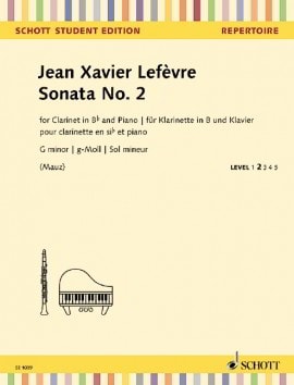 Lefevre: Sonata No 2 for Clarinet published by Schott