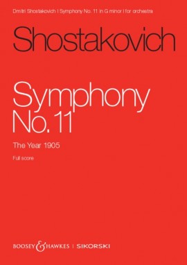 Shostakovich: Symphony No.11 In G minor Op.103 (Study Score) published by Sikorski / Boosey & Hawkes