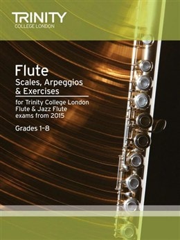 Trinity Scales, Arpeggios & Exercises for Flute Grades 1 - 8 from 2017