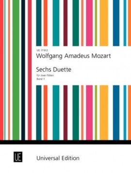 Mozart: 6 Duets for Two Flutes Volume 1 published by Universal