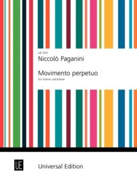 Paganini: Movimento Perpetuo for Violin published by Universal