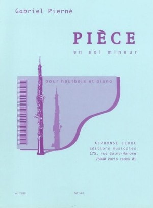 Pierne: Piece in G minor for Oboe published by Leduc