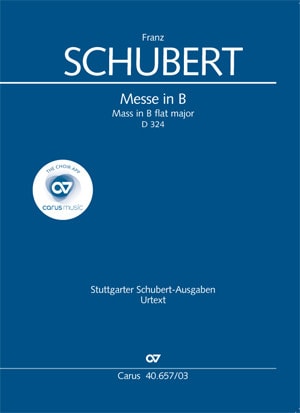 Schubert: Mass in Bb published by Carus Verlag - Vocal Score