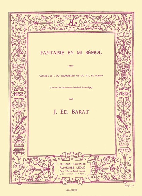 Barat: Fantaisie in Eb minor for Trumpet published by Leduc