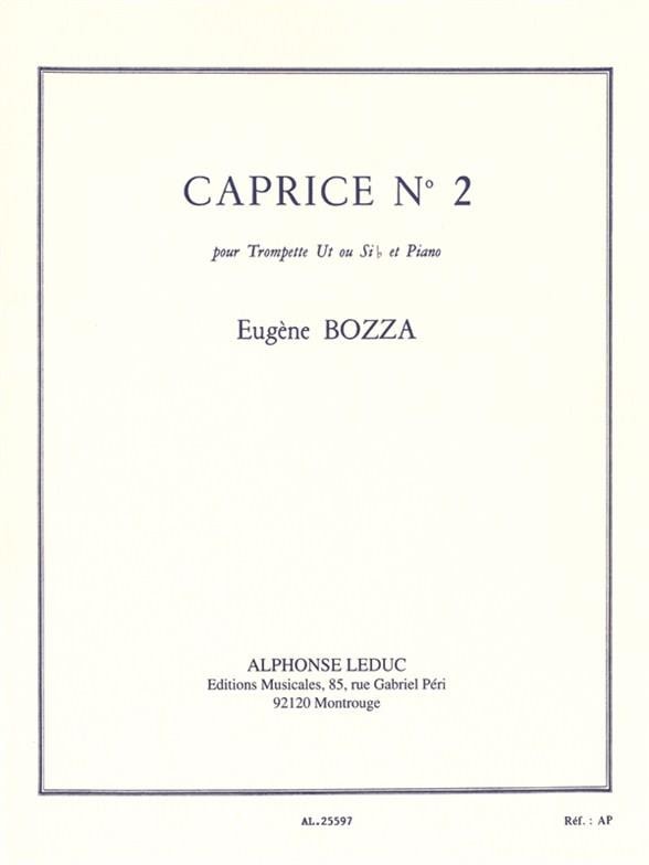 Bozza: Caprice Number 2 for Trumpet published by Leduc