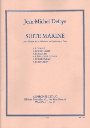 Defaye: Suite Marine for Tuba published by Leduc