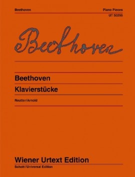 Beethoven: Piano Pieces published by Wiener Urtext