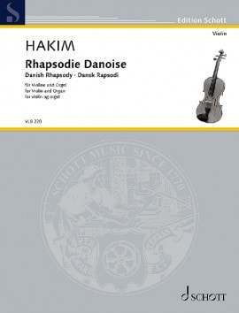 Hakim: Danish Rhapsody for Violin & Organ published by Schott
