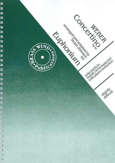 Weber: Concertino Opus 45 for Euphonium published by Brasswind