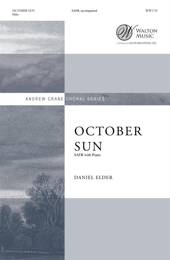 Elder: October Sun SATB published by Walton