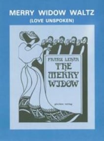 Lehar: Merry Widow Waltz for Voice & Piano published by Glocken Verlag