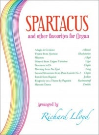 Spartacus and Other Favourites for Organ published by Mayhew
