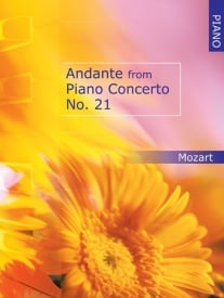 Mozart: Andante From Piano Concerto No 21 for Piano published by Mayhew