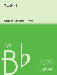 Mozart: Concerto in Bb K191 for Bassoon published by Mayhew