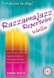 Razzamajazz Repertoire - Violin published by Mayhew (Book & CD)