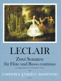 Leclair: Two Sonatas, Op. 2/2, Op. 4/7 for Flute published by Amadeus
