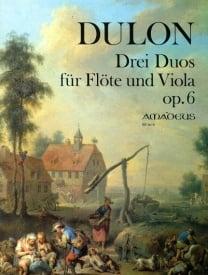 Dulon: Three Duets Opus 6 for Viola and Flute published by Amadeus
