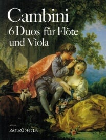 Cambini: 6 Duos Opus 4 for Viola and Flute published by Amadeus
