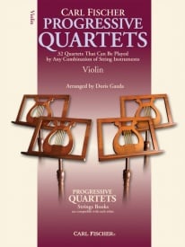 Progressive Quartets for Strings (Parts for Violin) published by Carl Fischer