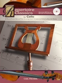 Repertoire Classics - Cello published by Carl Fischer (Book & CD)