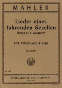 Mahler: Lieder eines fahrenden Gesellen for medium voice published by IMC