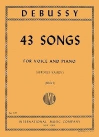 Debussy: 43 Songs for High Voice published by IMC