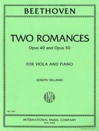 Beethoven: Two Romances Opus 40 & 50 arranged for Viola published by IMC